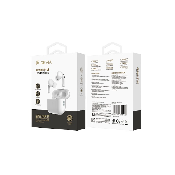 Airbuds Pro2 TWS Earphone (Full function version) BLANCO 9138