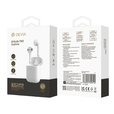 Airbuds-TWS Earphone BLANCO (Full function version) 9114