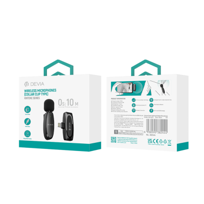 Kintone Series Lightning Wireless Microphones NEGRO