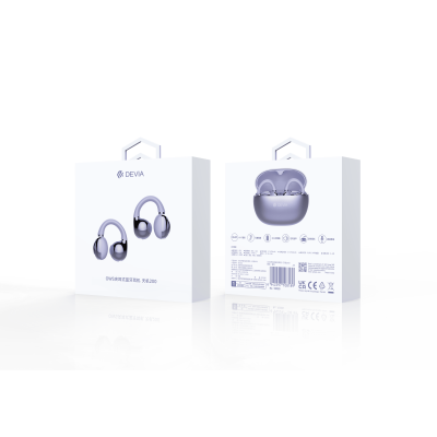 OWS Pro2 Clip-on Wireless Earphone (Purple)