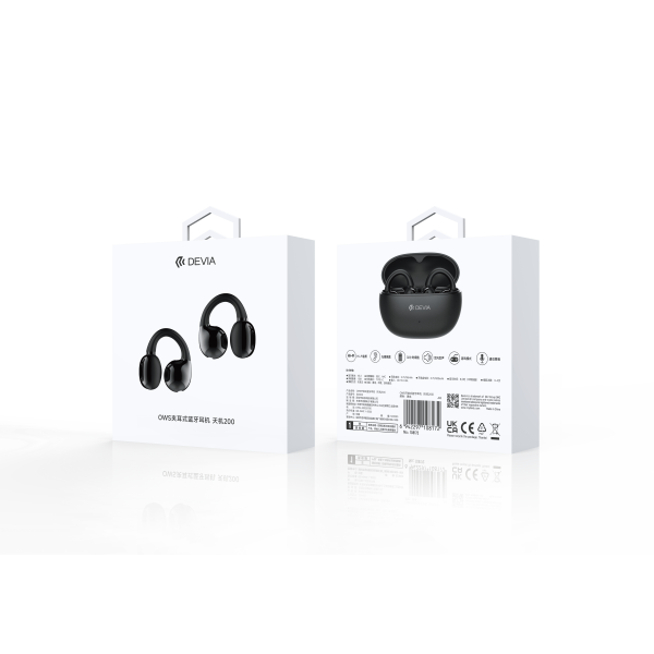 OWS Pro2 Clip-on Wireless Earphone (Black)