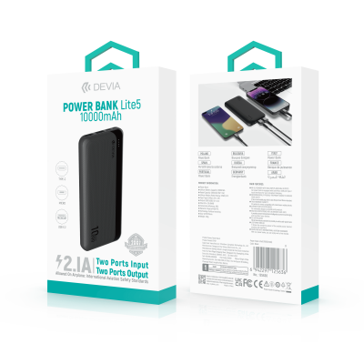 Kintone Series Power Bank (10000mAh) V5 (Black)