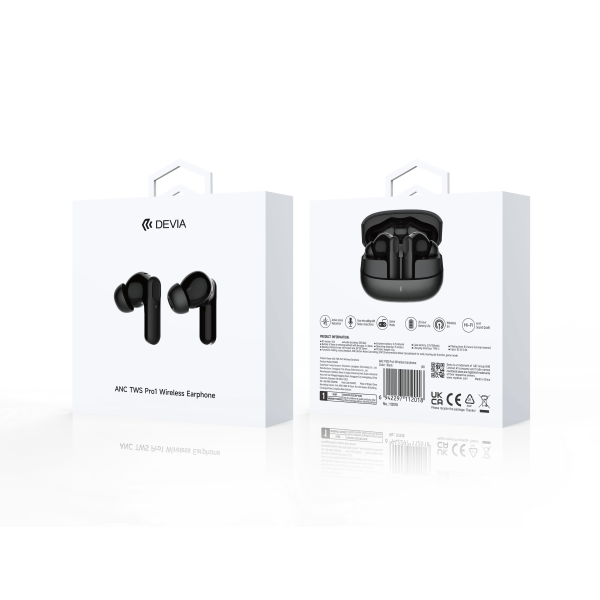 ANC TWS Pro 1 Wireless Earphone (Black)
